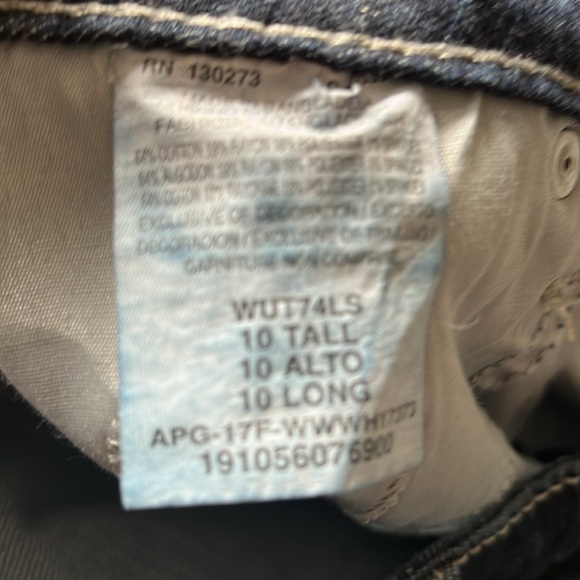 Women’s Aura by wrangler jeans. Size 10, long. - Picture 2 of 9